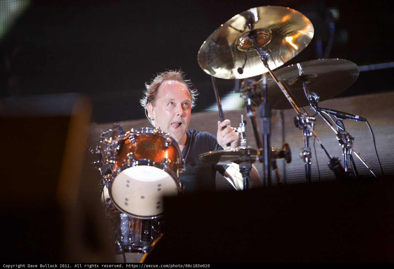 Lars Ulrich Rocks the Stage with His Drums