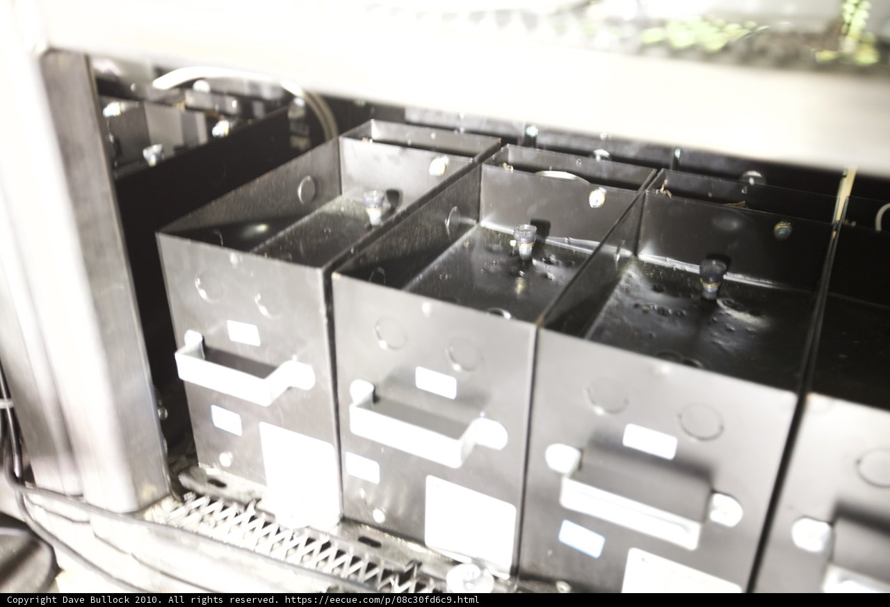 Black Metal Boxes in the Kitchen