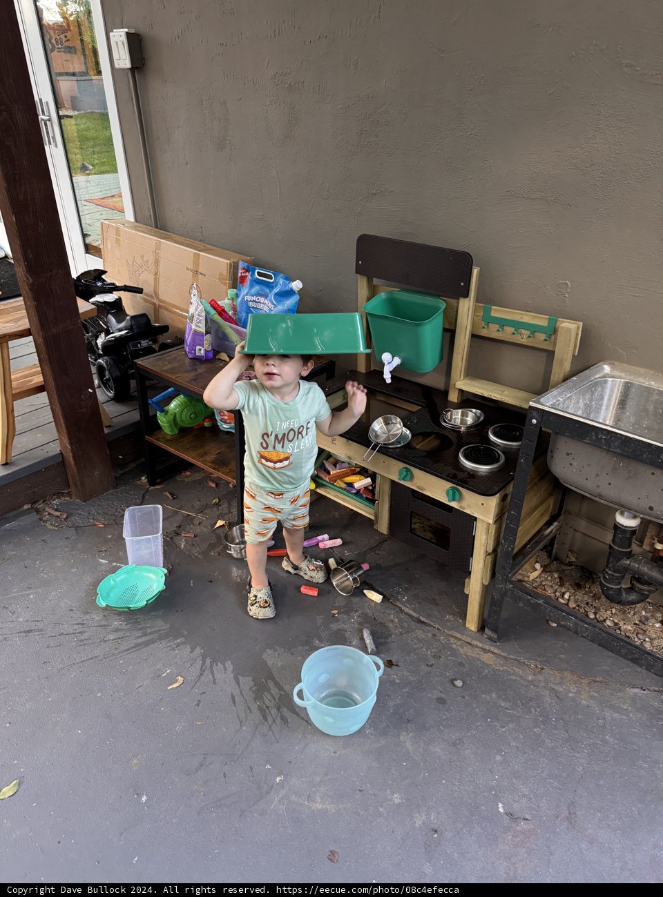 Imaginative Playtime in the Backyard