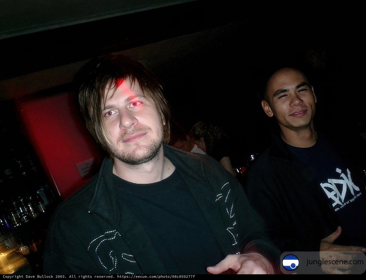 Nightclub Portrait of Two Men
