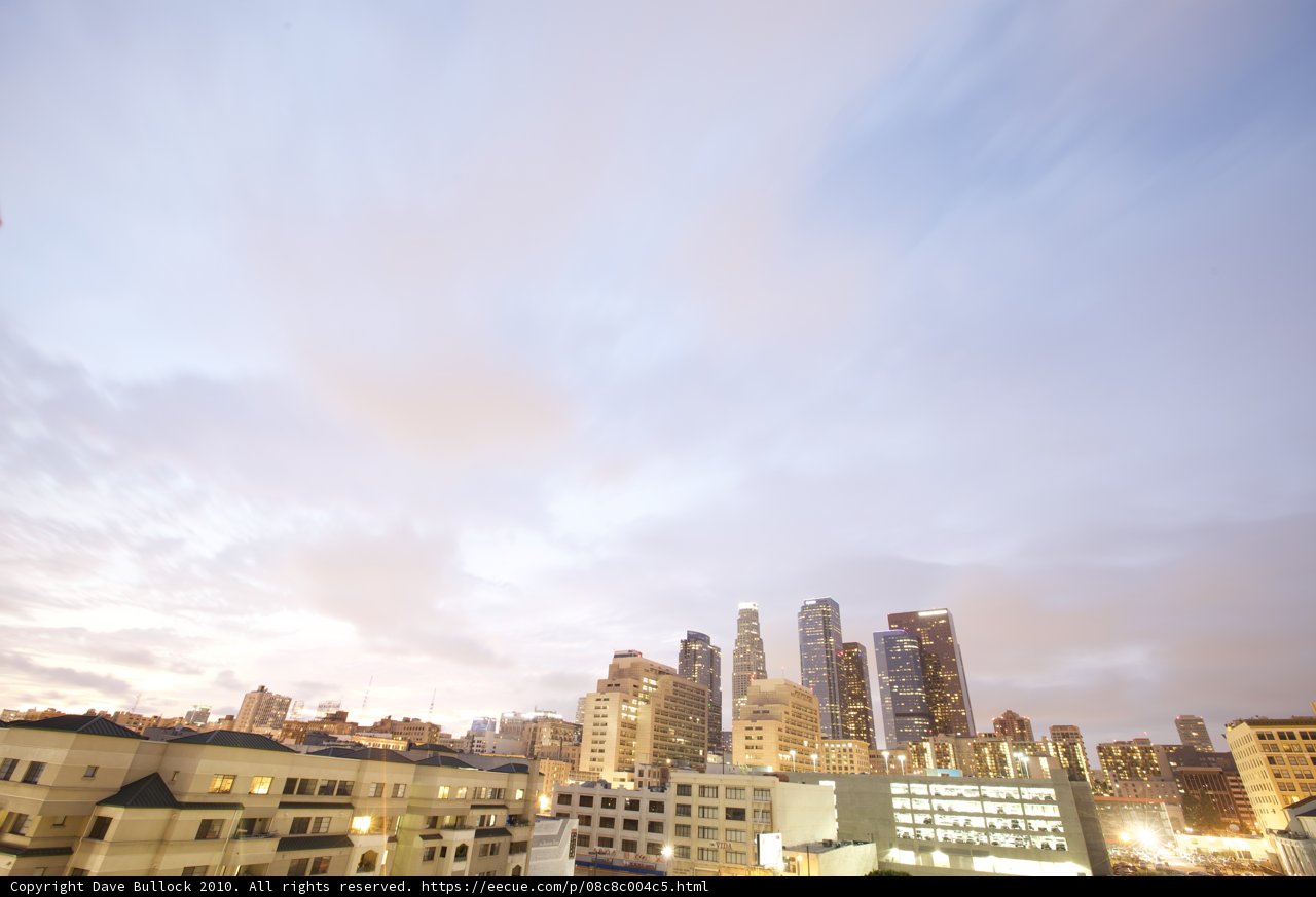 Urban Scenery at Dusk