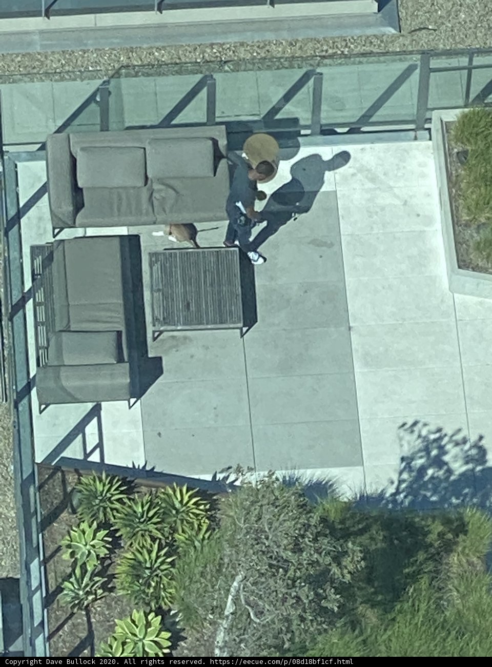 Relaxing on the Patio