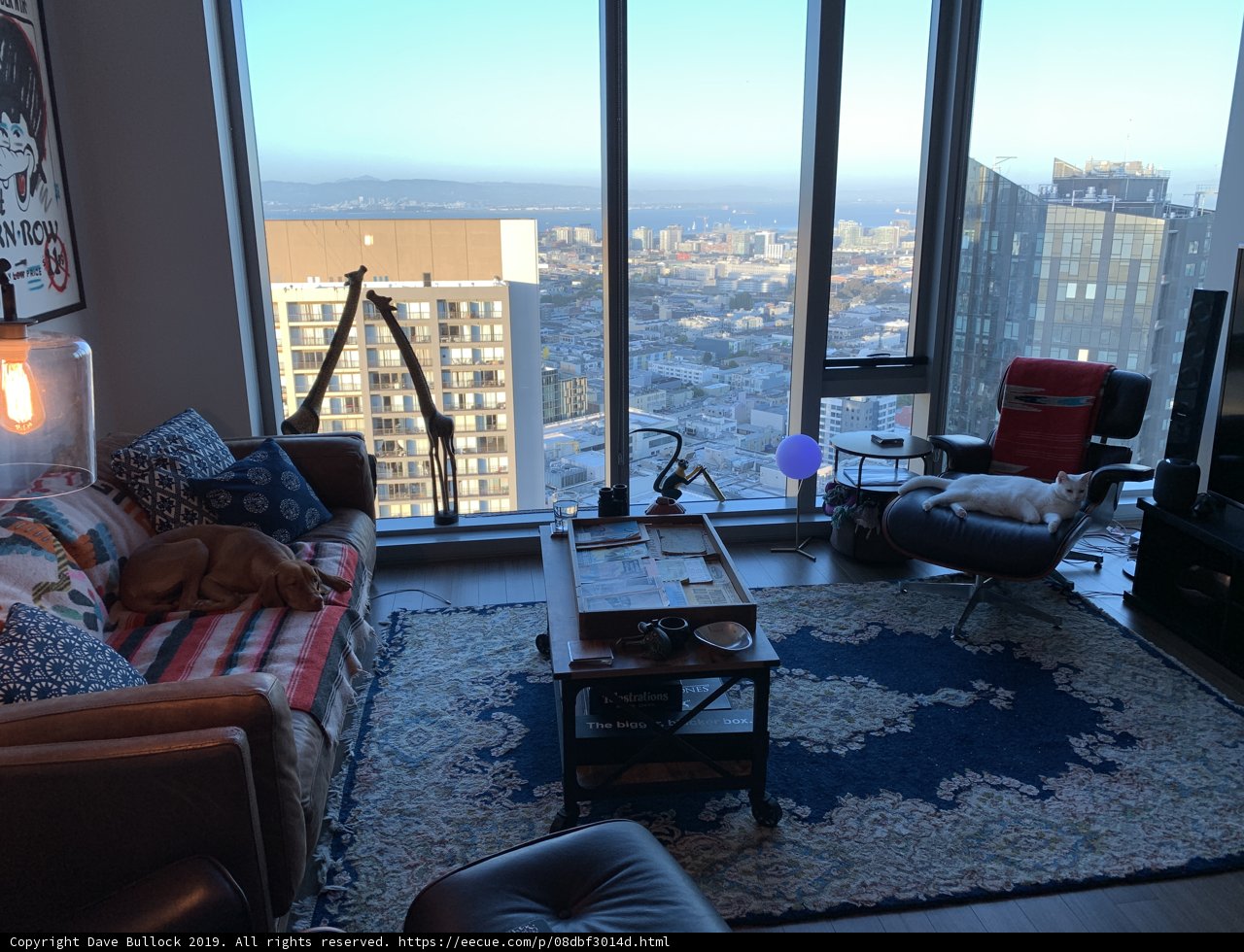 Cozy Living Room with a View