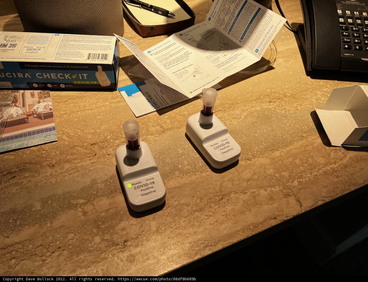 Electronic Devices on a Table