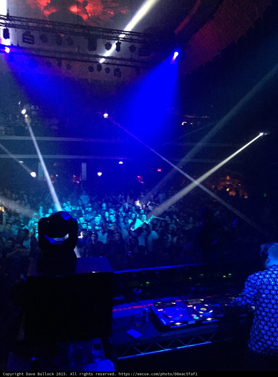 Bright Lights and a Boisterous Crowd
