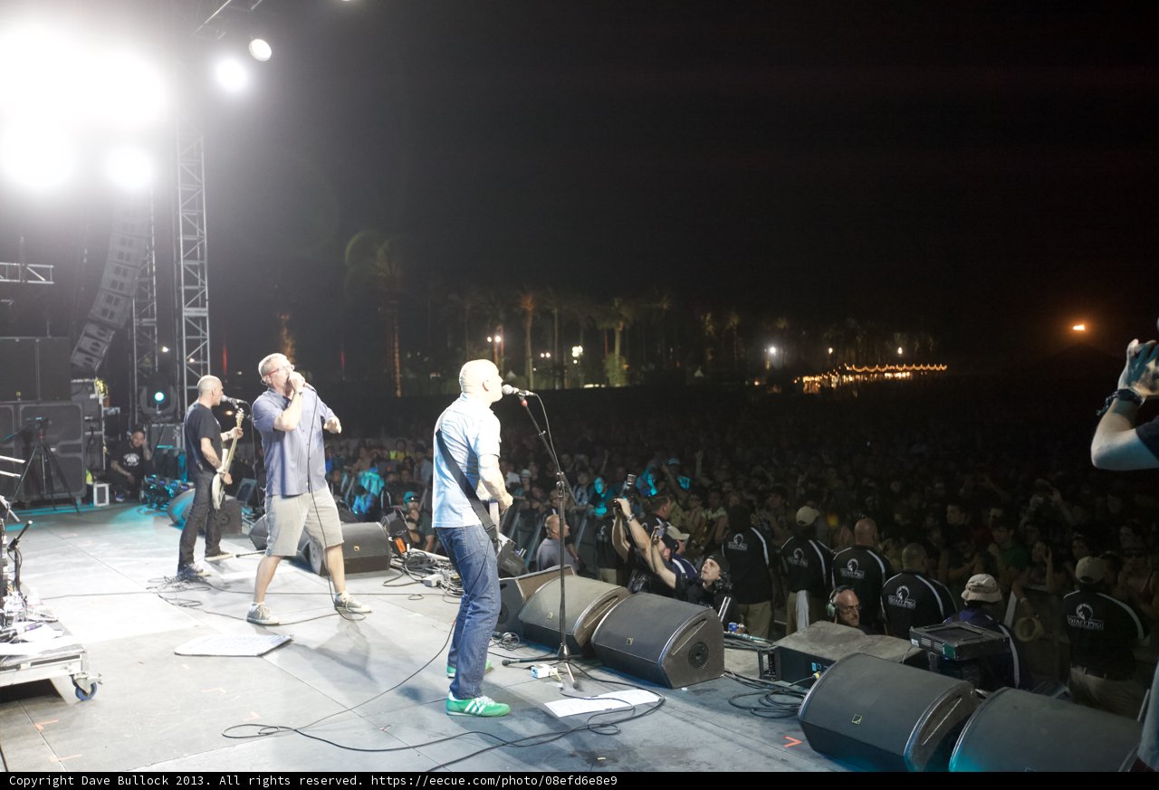 Nighttime Performance by Music Band