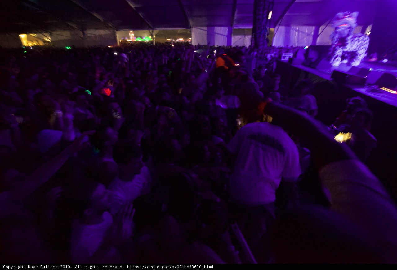 Lights and Phones in the Urban Night Club