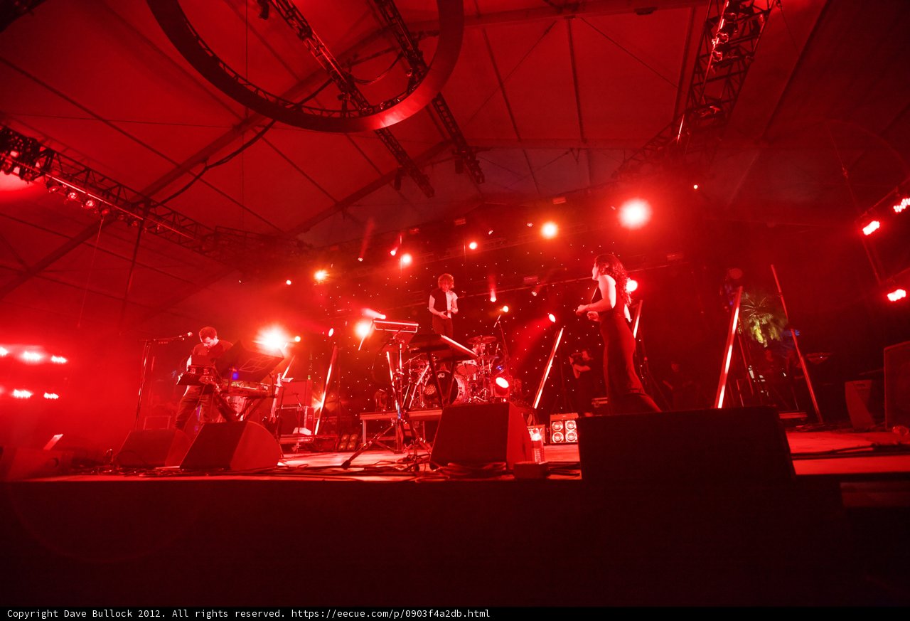 Red-Lit Rockers at Coachella