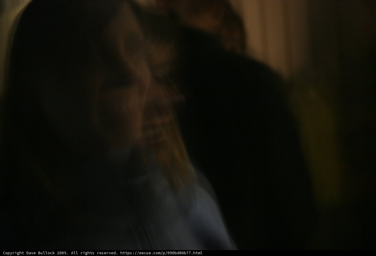 Blurred Portrait of a Mysterious Woman