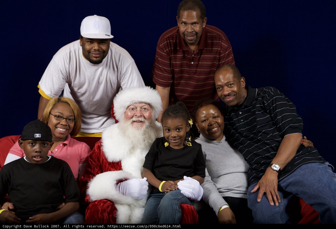 Christmas Cheer with Santa and Family
