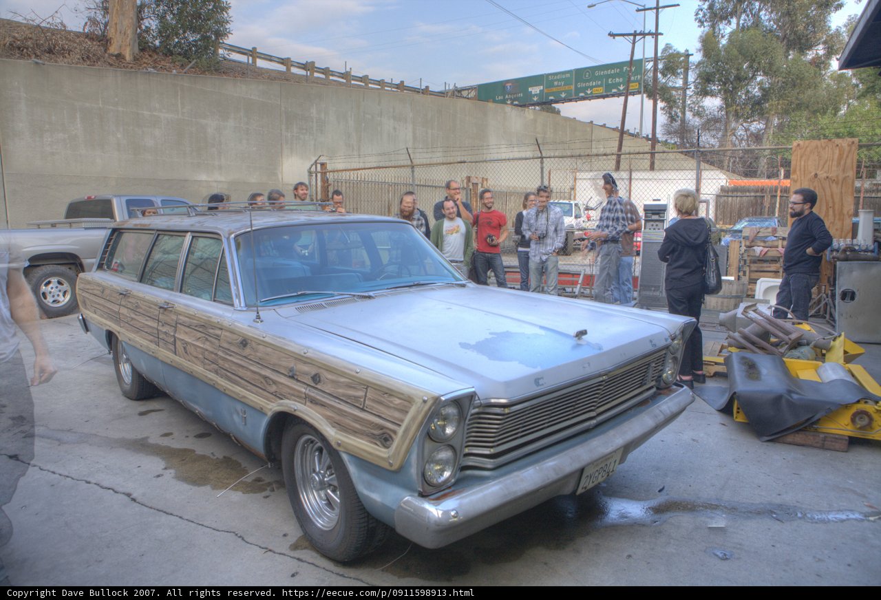A Gathering Around the Automobile