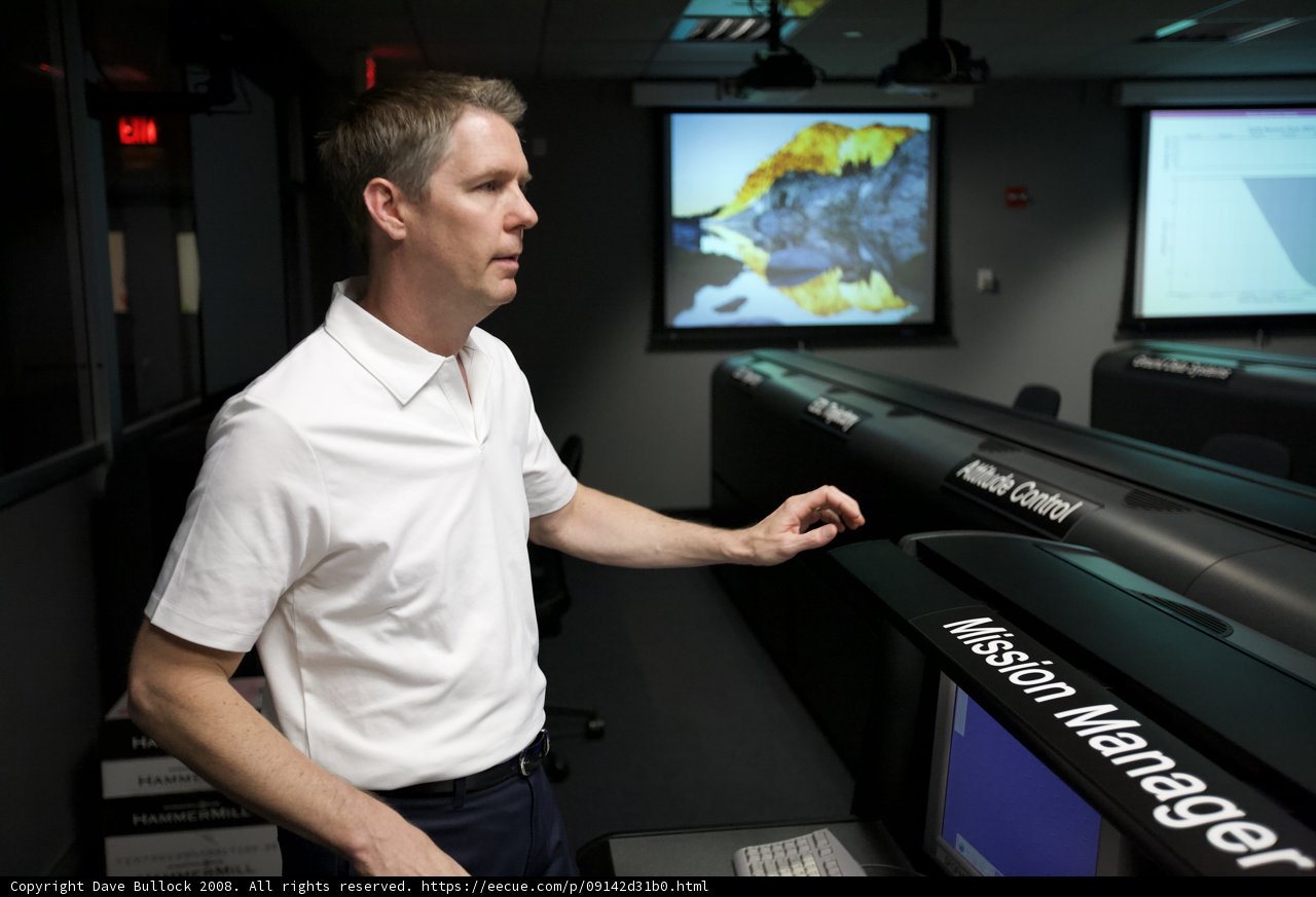 Man at Mission Control