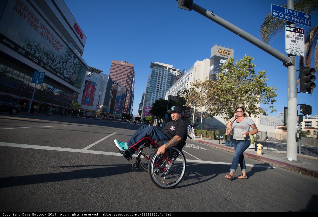 Street Crossing Staples Center