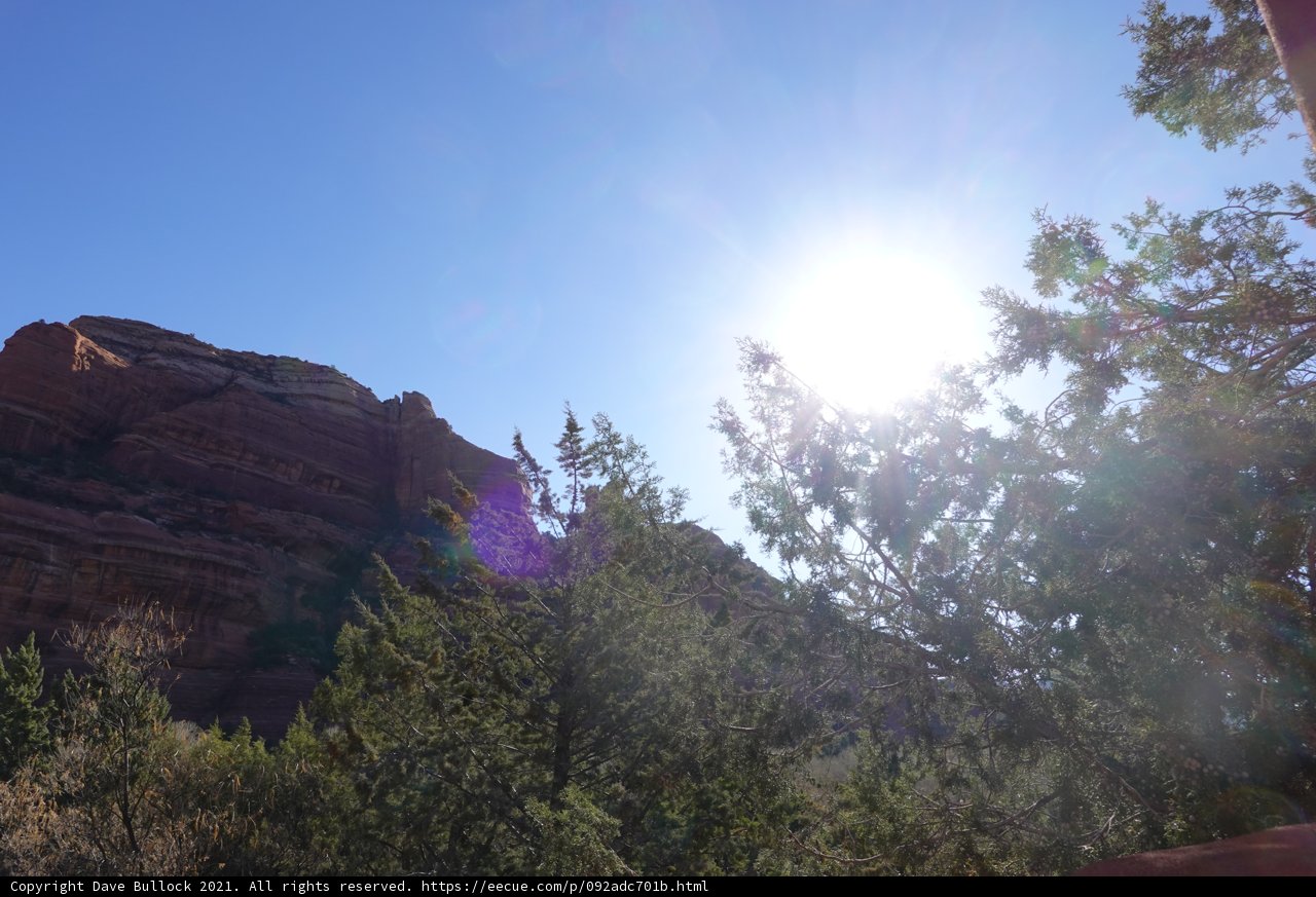 Radiant Sunlight on the Red Rocks of Sedona
