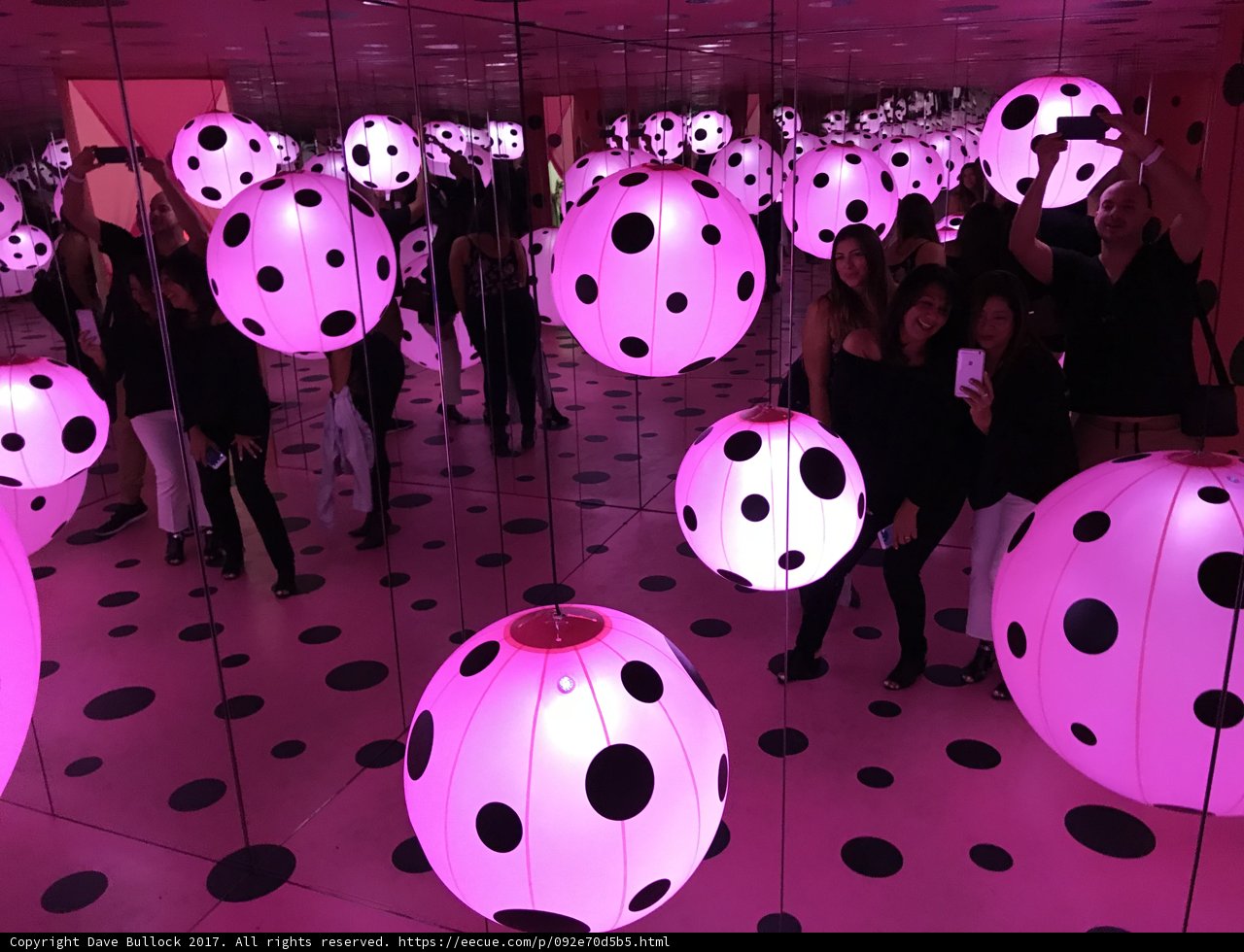Pink Polka Dot Balloons in the Fun Room