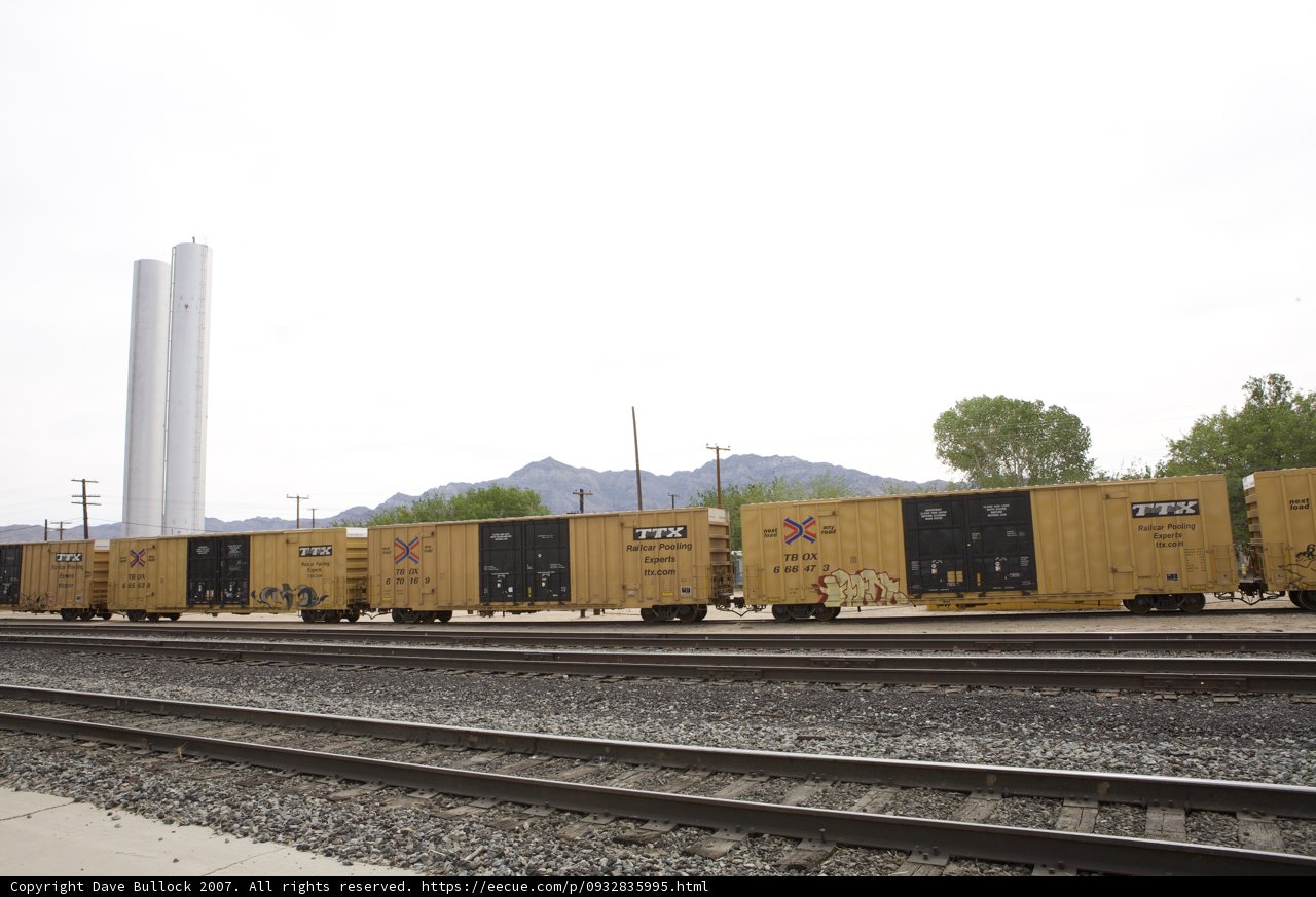 Freight Train on the Desert Railway