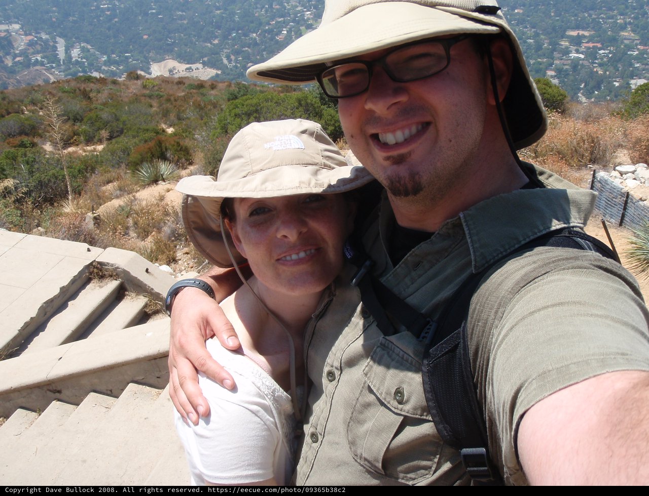 Couple's Selfie on Mountain Hiking Adventure