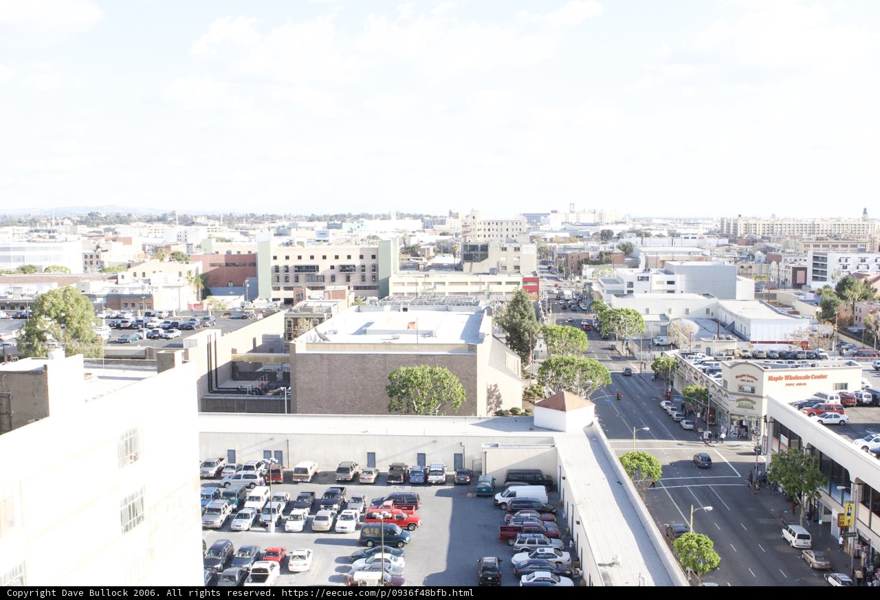 Birds-Eye City View