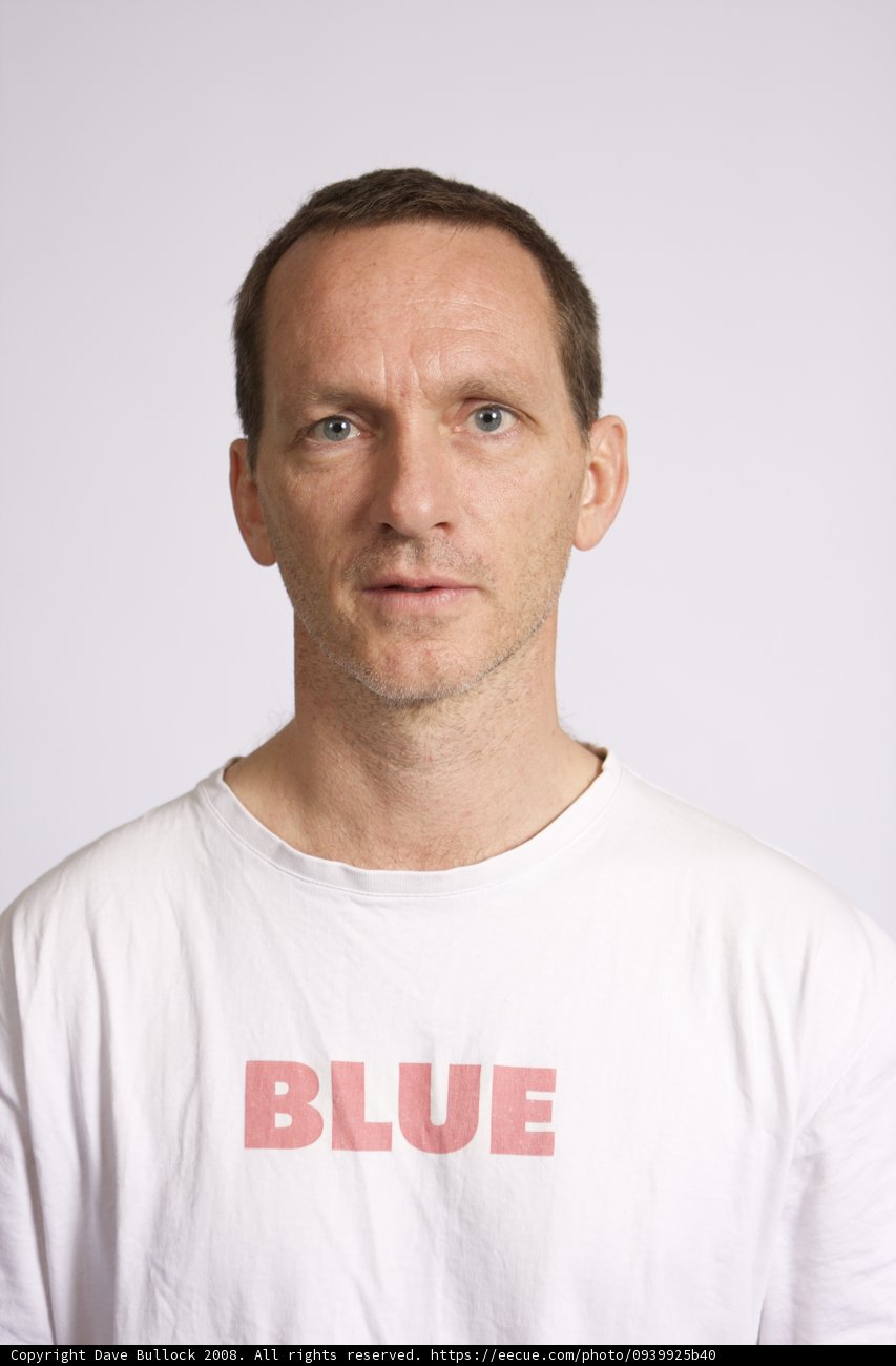 Blue-Worded Man