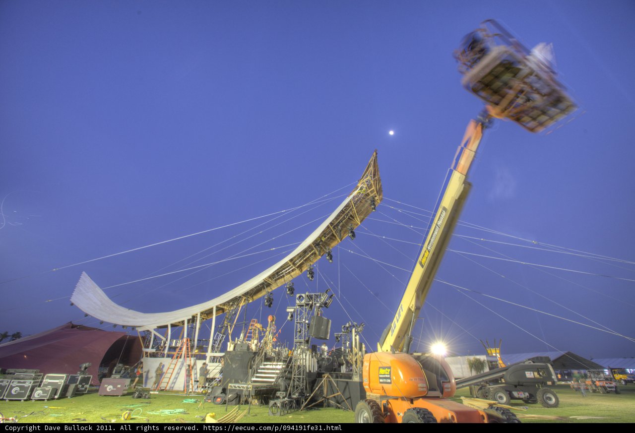 Erecting the Big Top