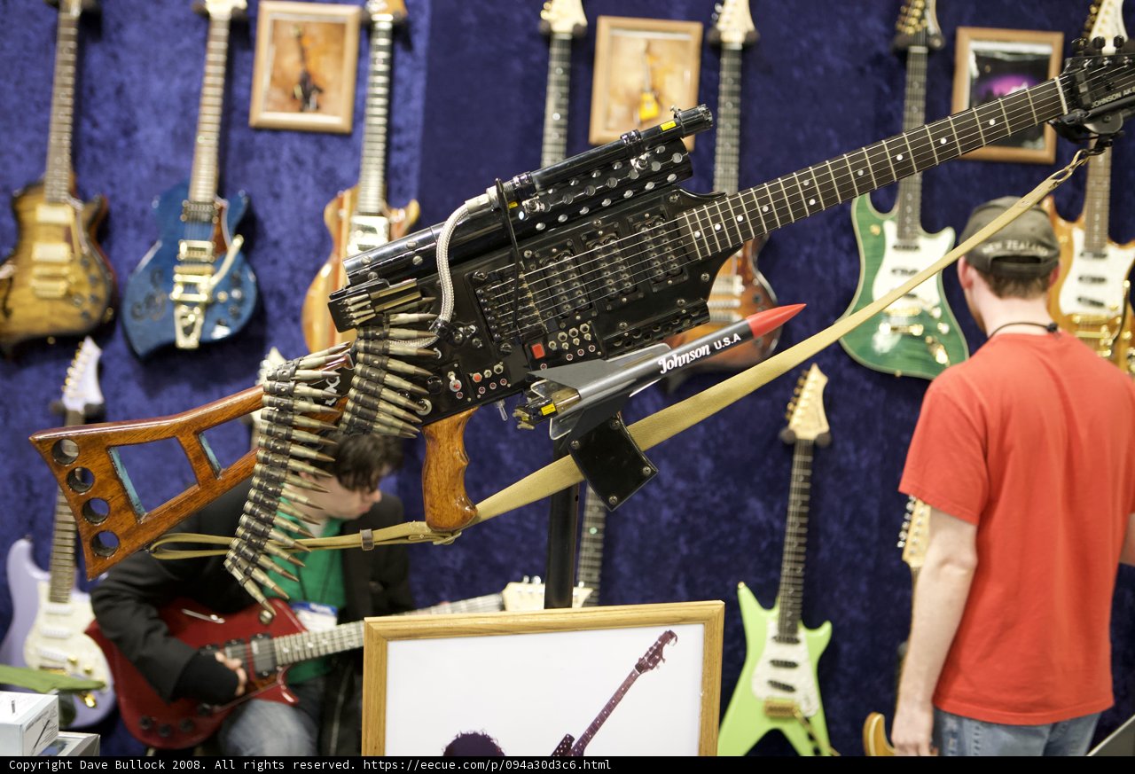 Electric Guitar on Display