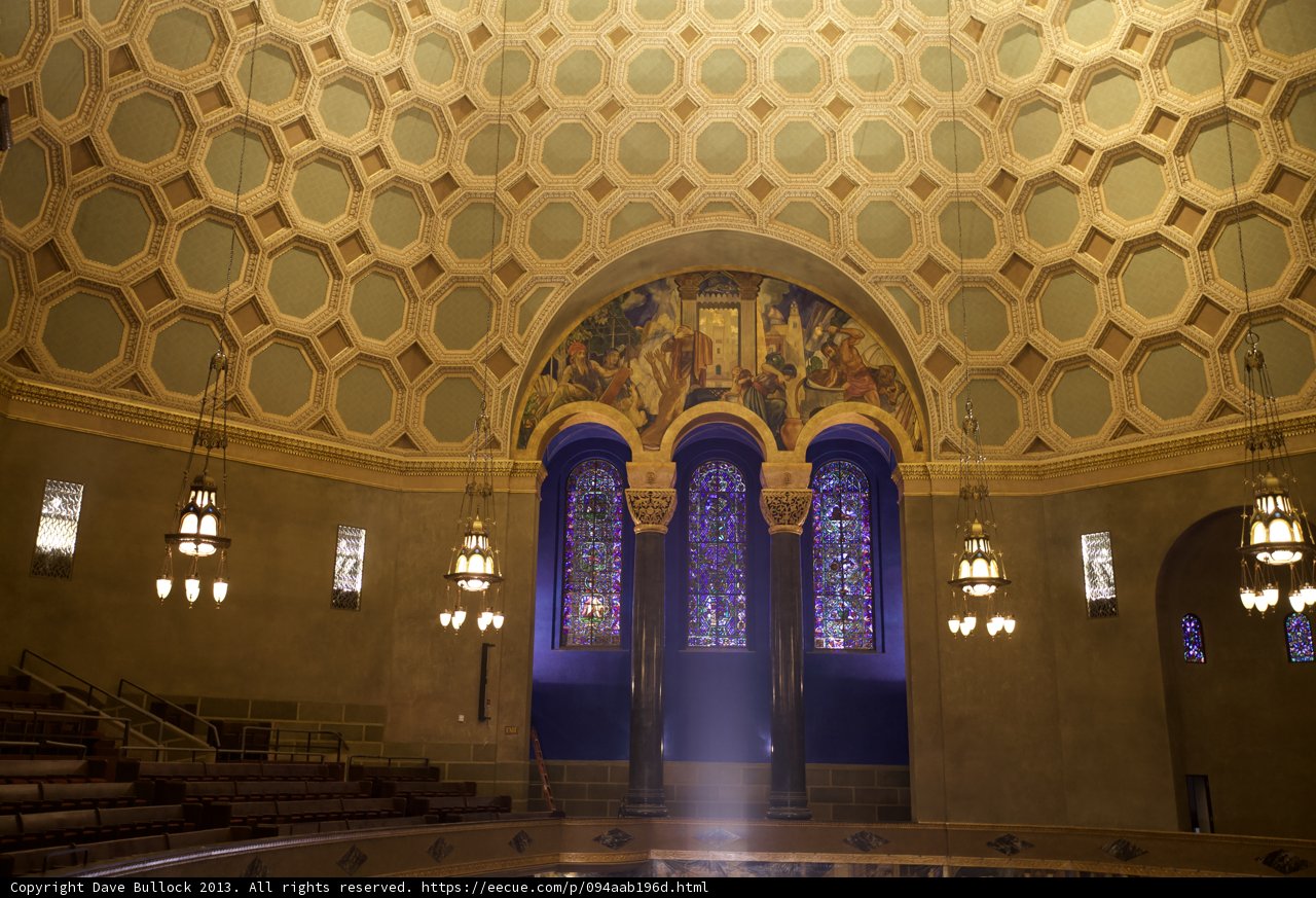 Charlemagne in the Majestic Interior of a Stained Glass Temple Dome