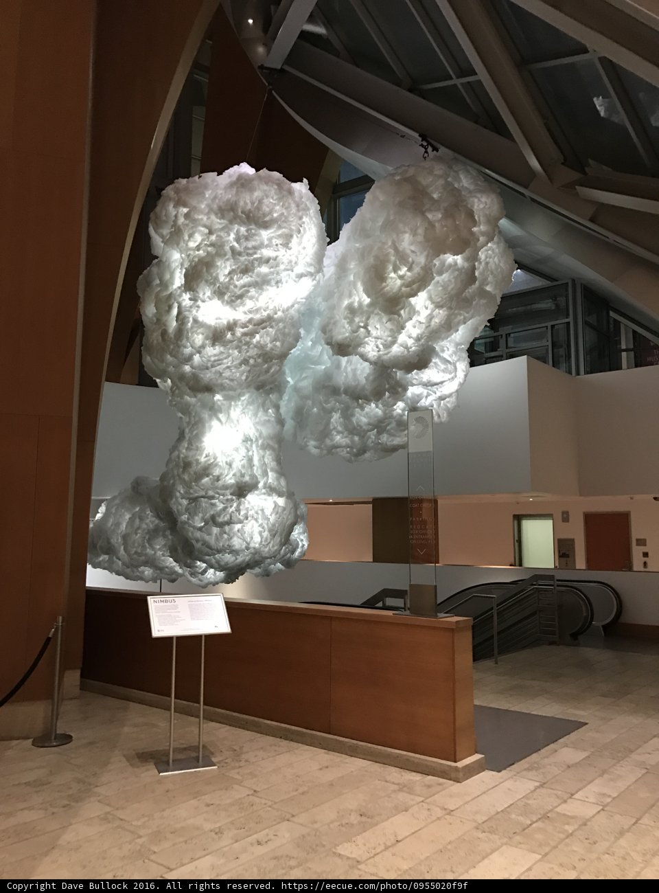 Clouds Descend on Walt Disney Concert Hall Lobby