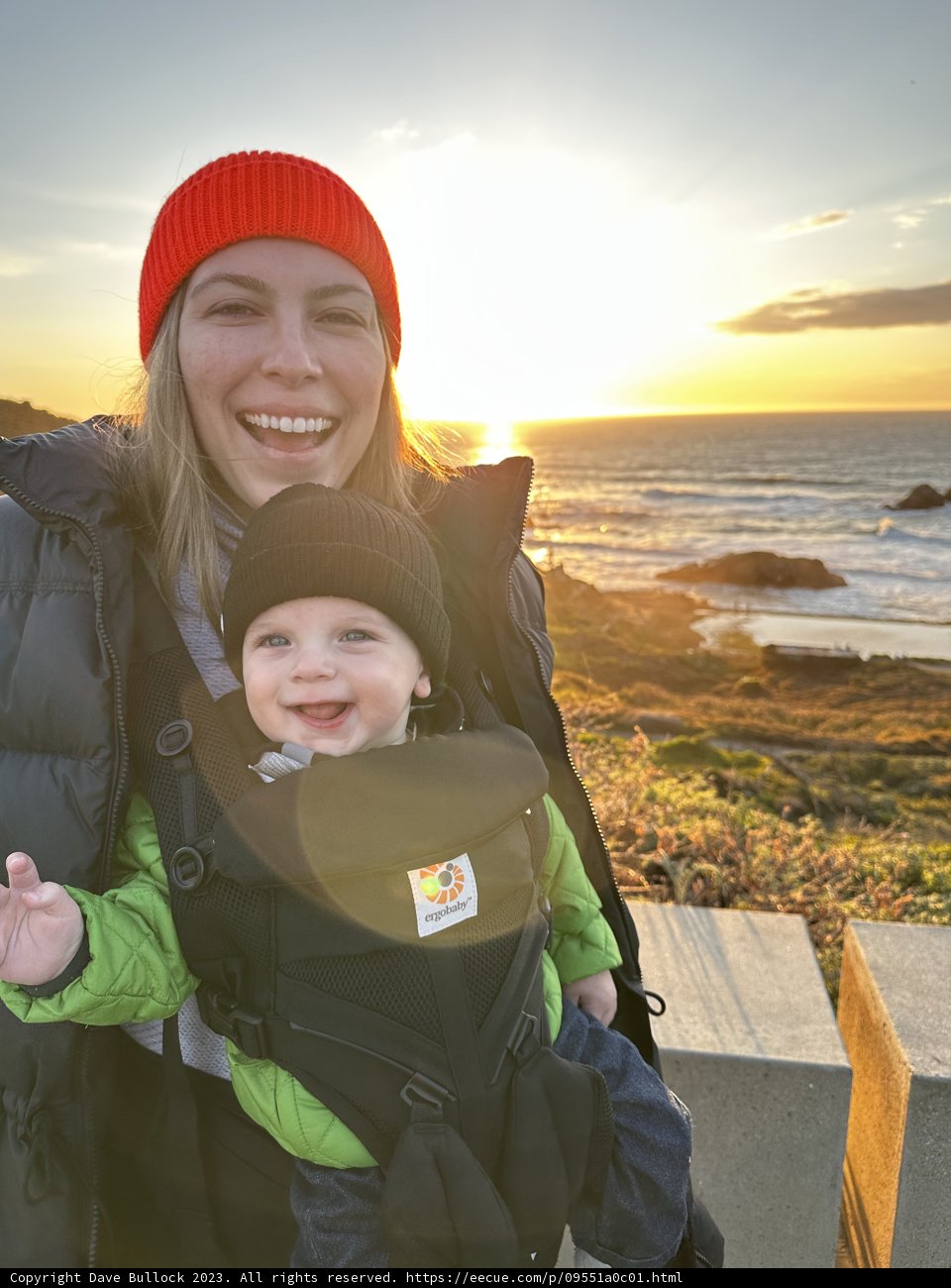 Sunset Stroll with Baby