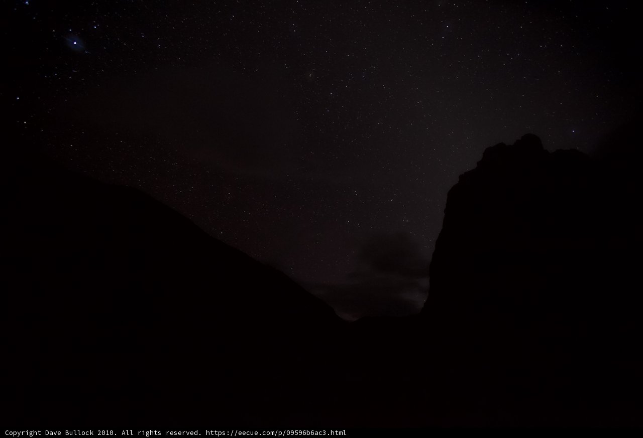 Illuminated by the Night Sky