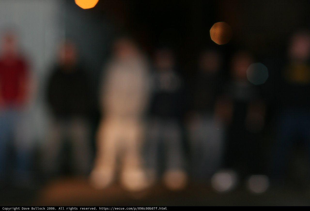Mysterious Group in the Night