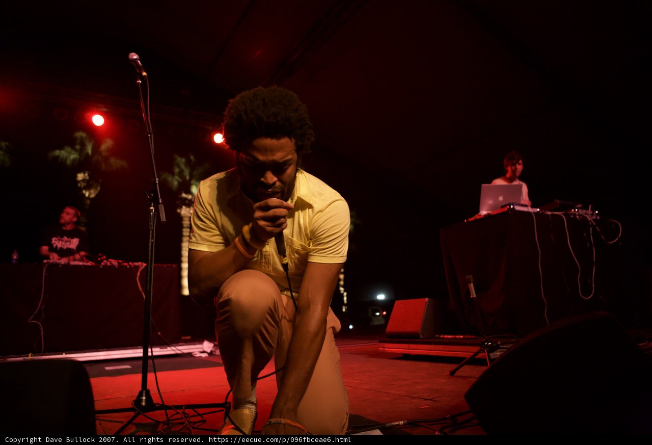Solo Performance under the Glowing Lights