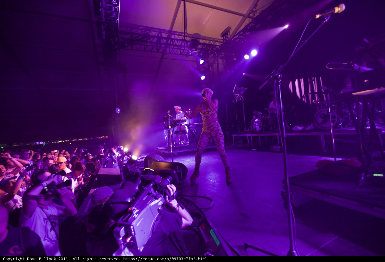 Rocking the Stage at Coachella 2011