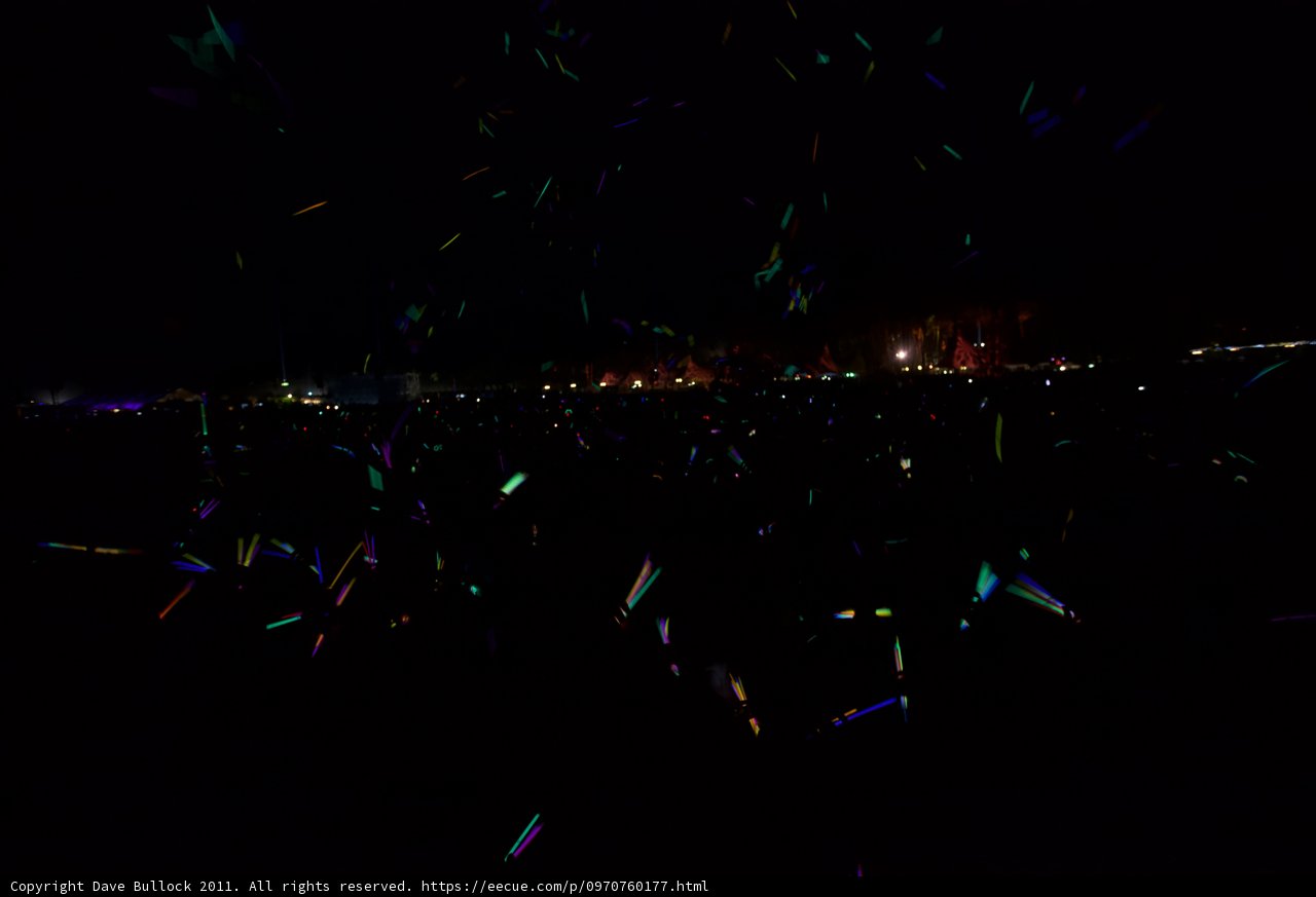 Coachella Night Sky Lights Up