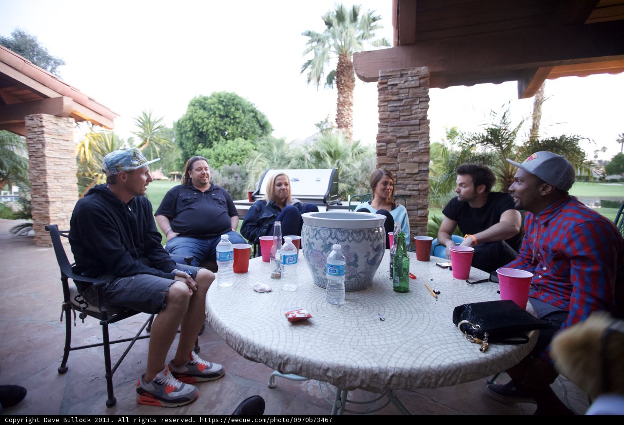 Dining with Friends at Coachella