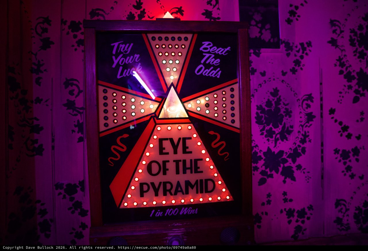 Eye of the Pyramid Carnival Game Display