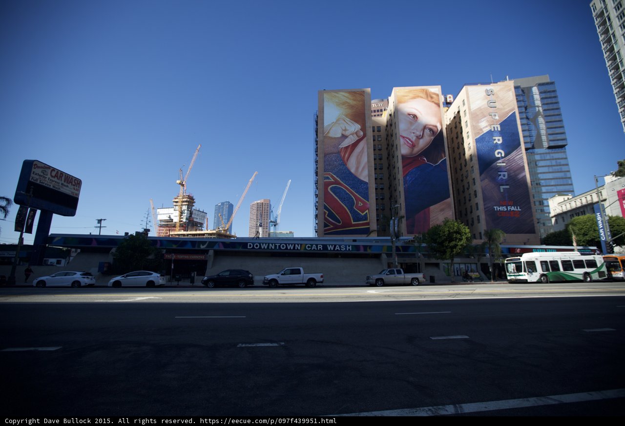 Supergirl Billboard Downtown