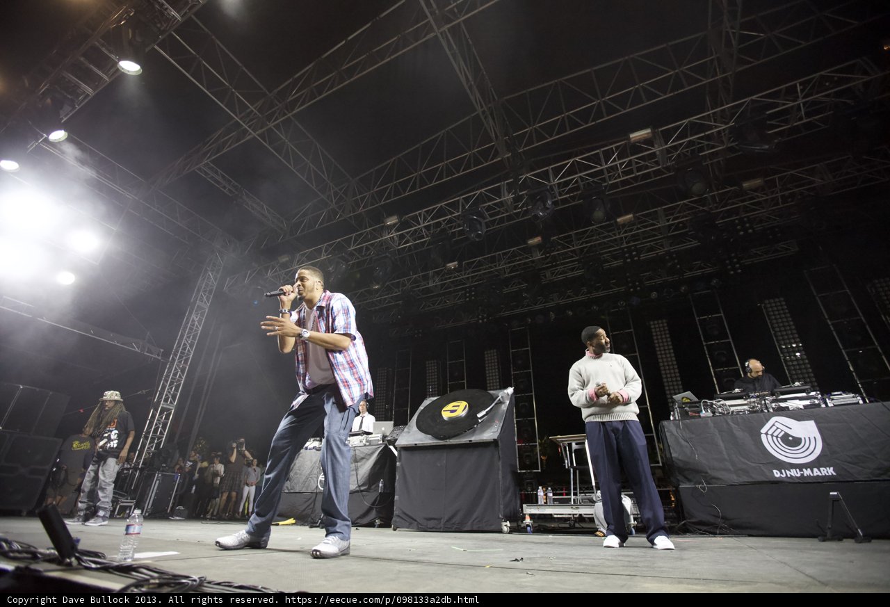 Stage Performance at Coachella featuring Chali 2na and Cut Chemist