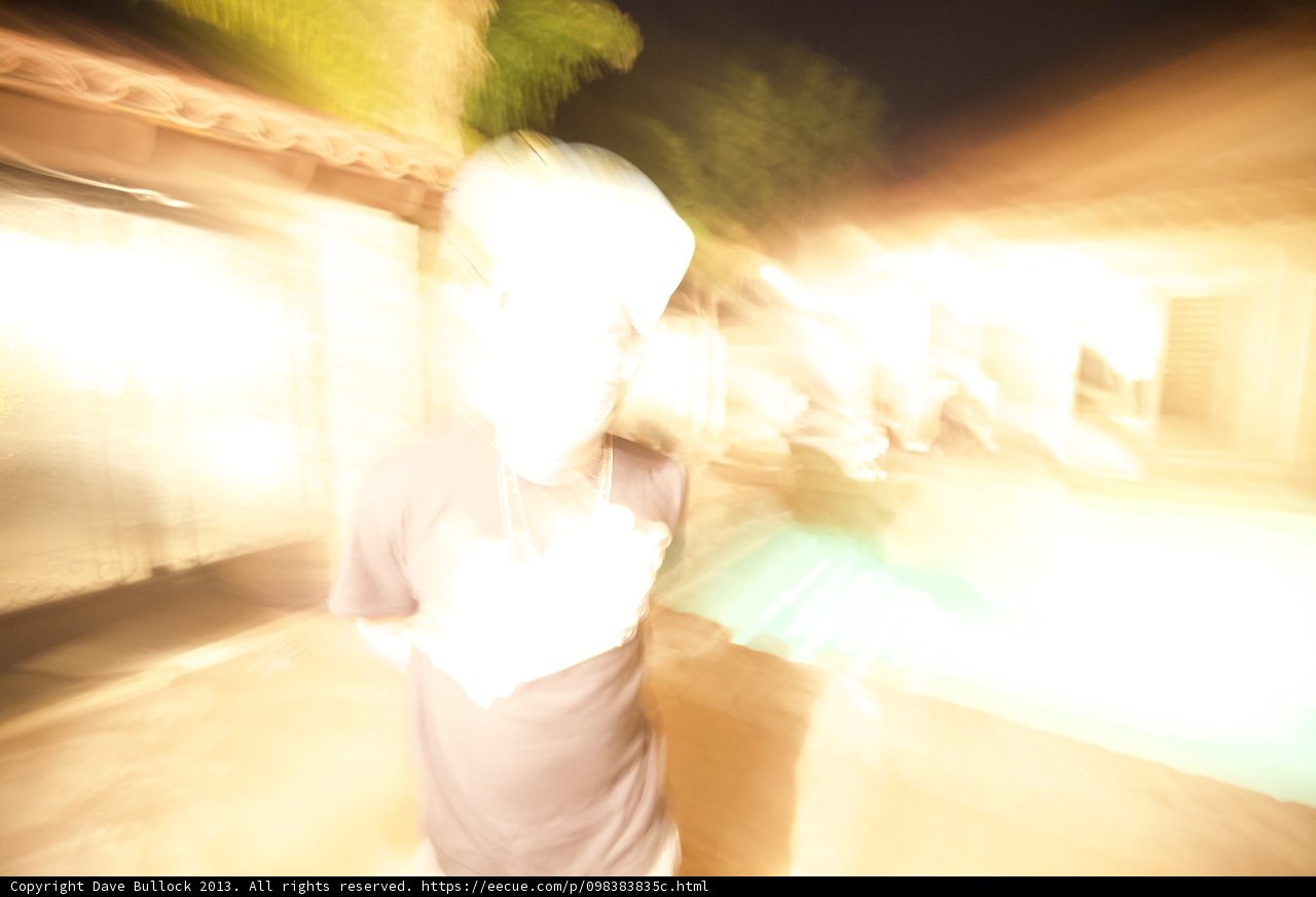 Blurred Coachella Crowd