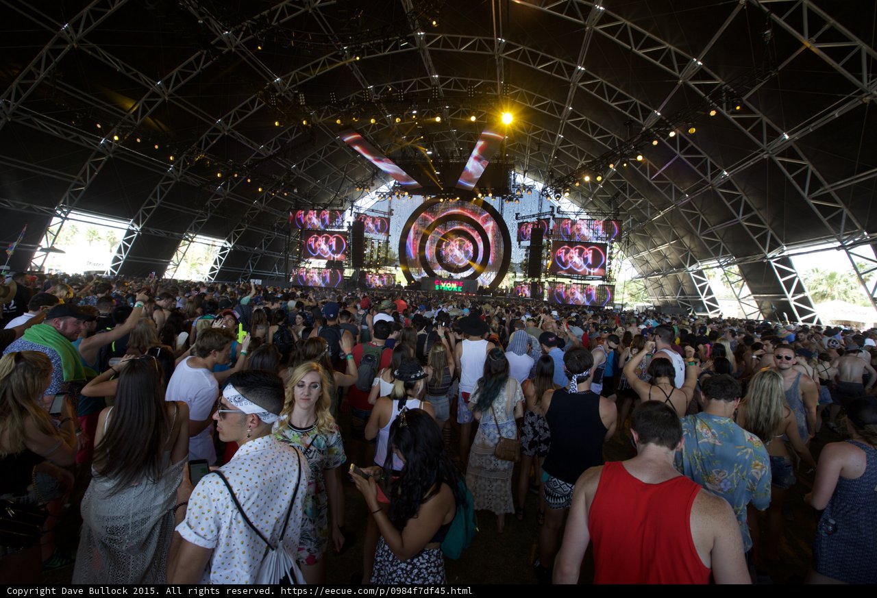 Urban Crowd at Coachella Music Festival