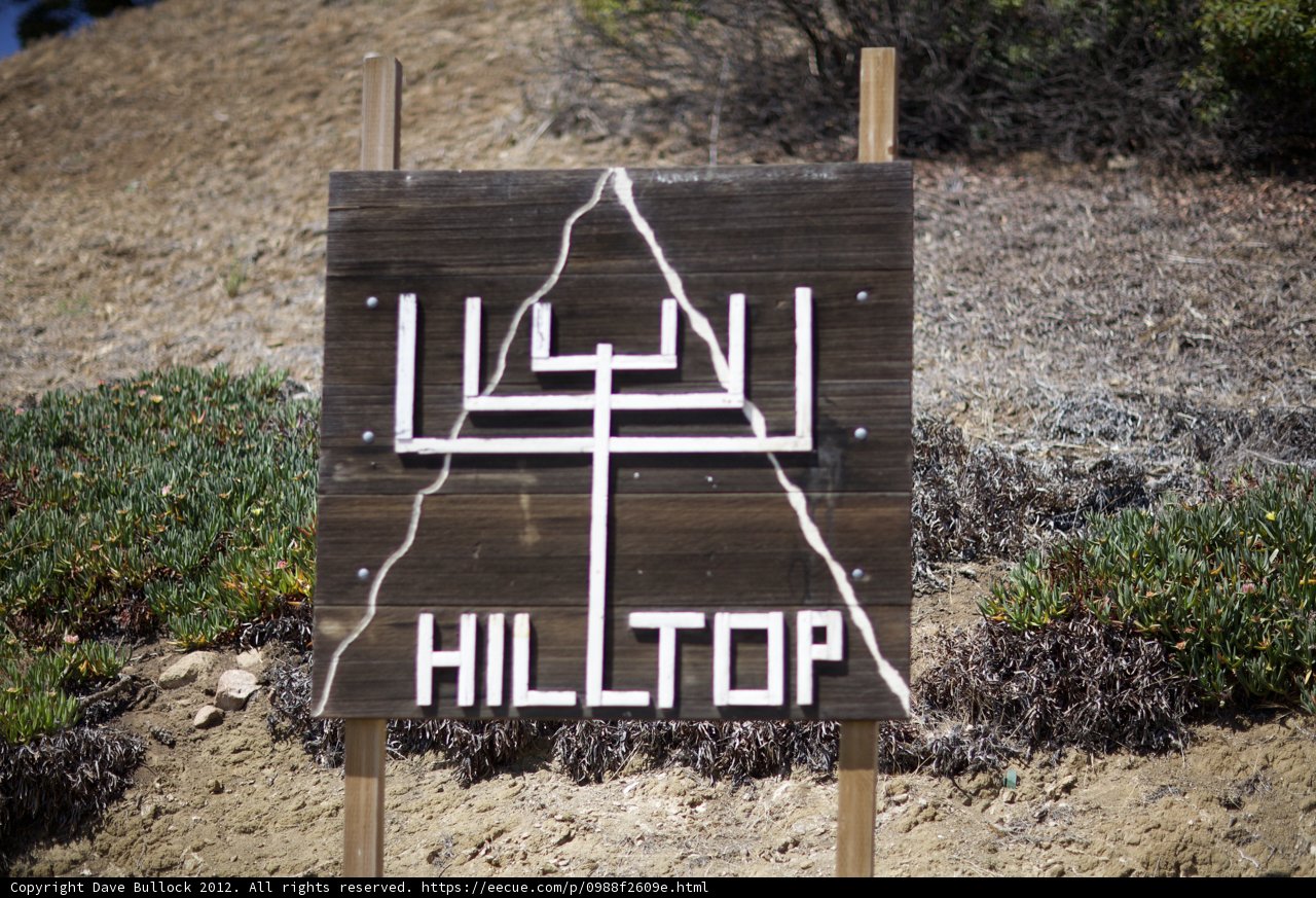 Hilltop Sign