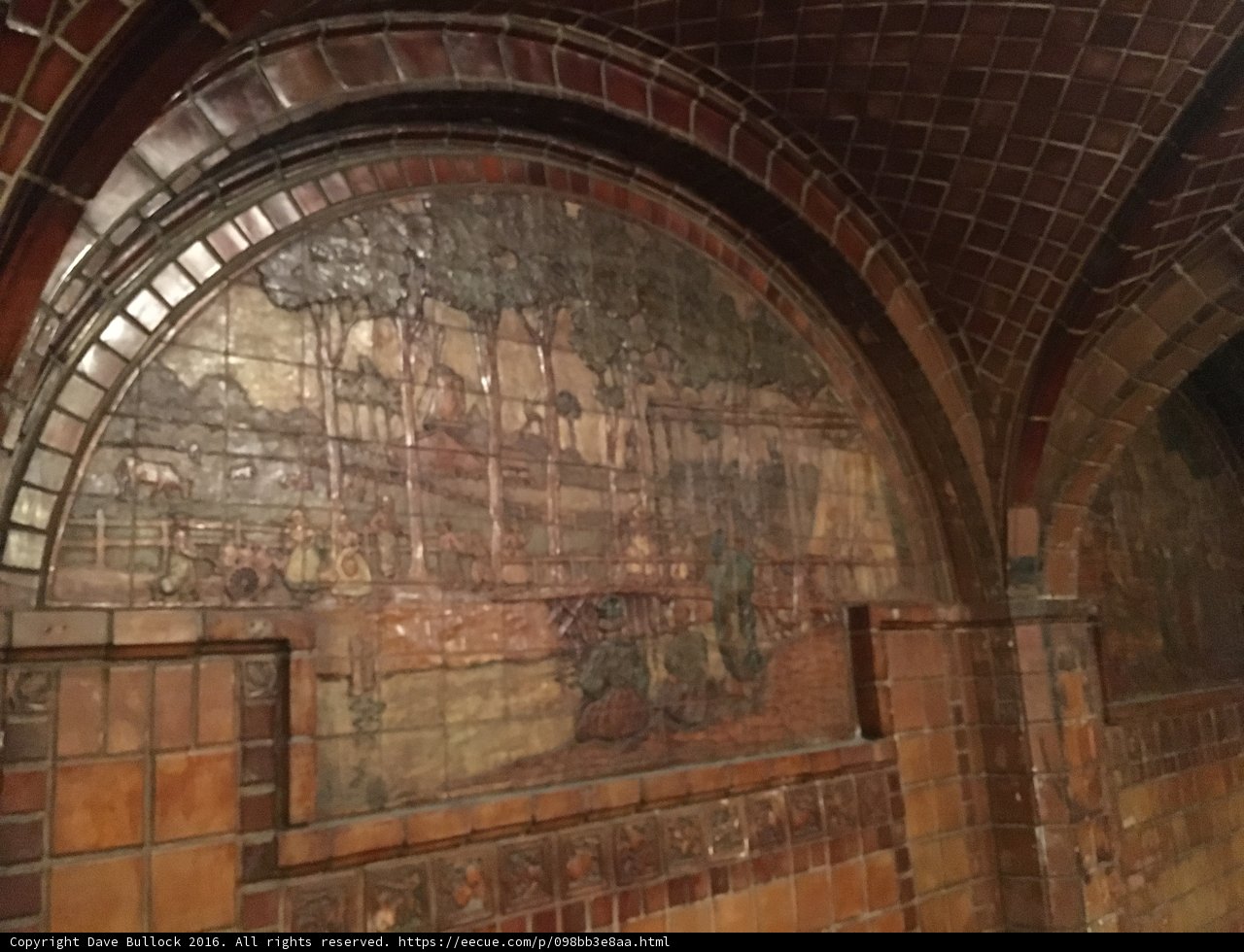 Mural in LA Subway Station