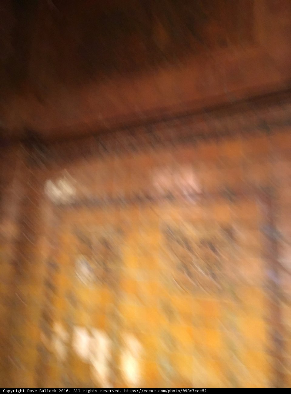 Wood Patterns on the Ceiling