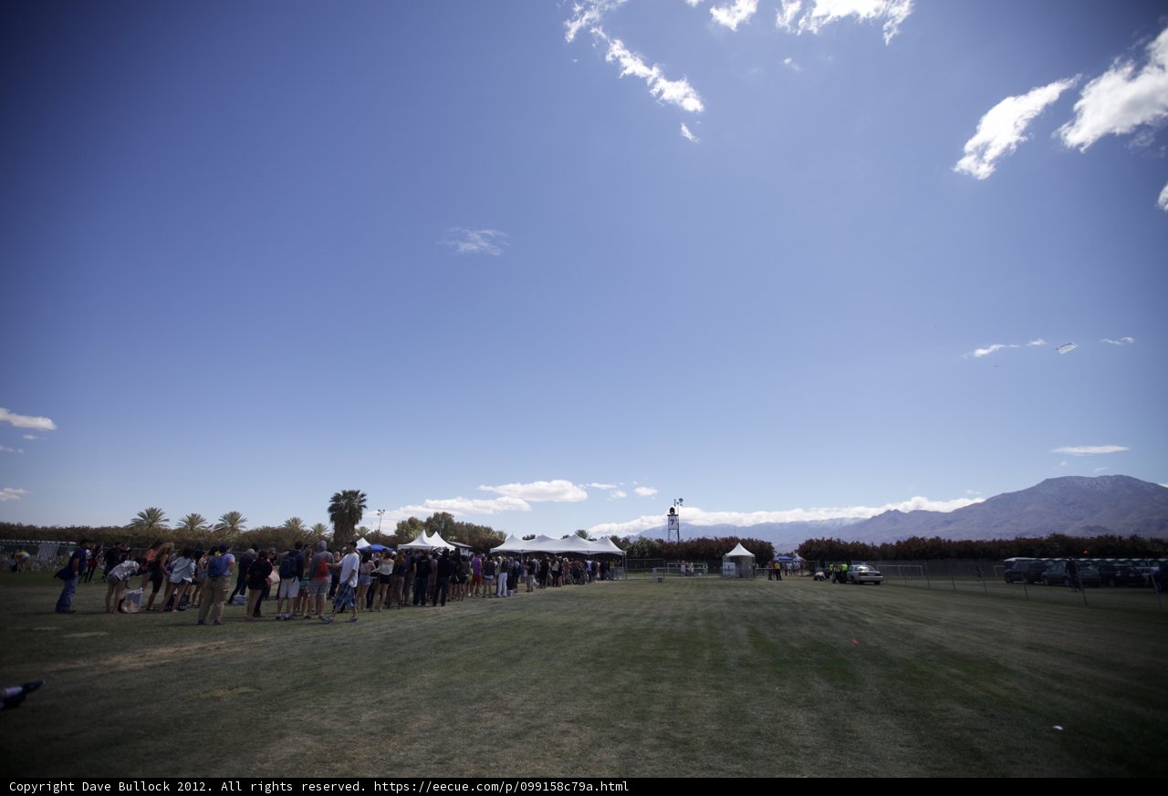 Field of People at Coachella 2012