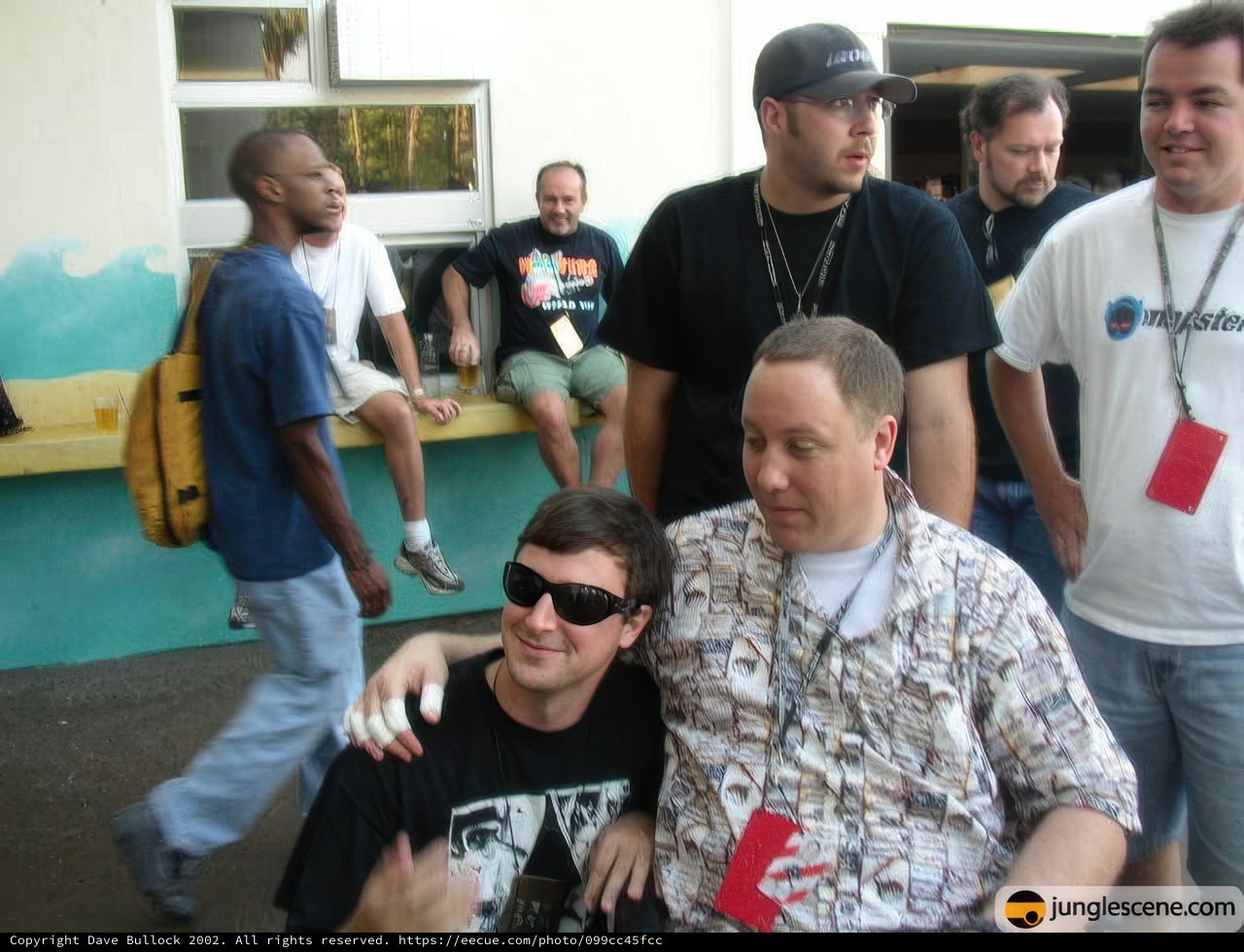 Men Gathered for a Table Talk