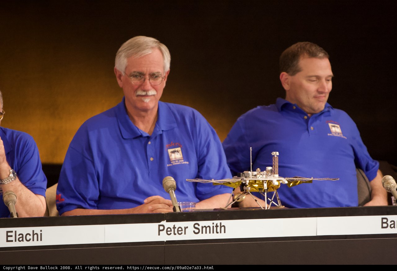 Phoenix Landing Press Conference: Three Men and a Microphone