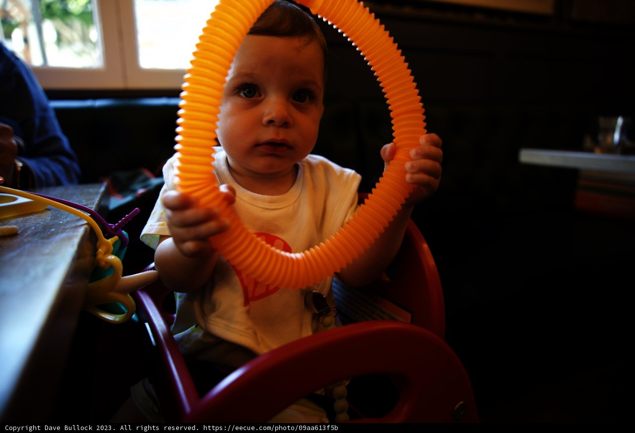 Wesley's High Chair Adventure