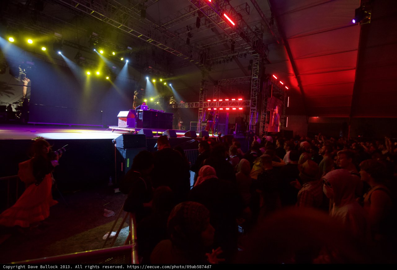 Bright Lights and Boisterous Beats at Coachella Concert
