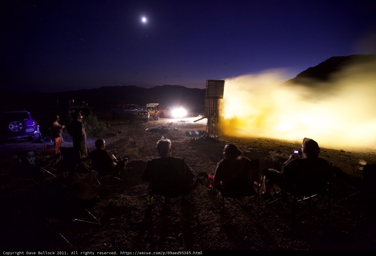Rocket Launch Spectators