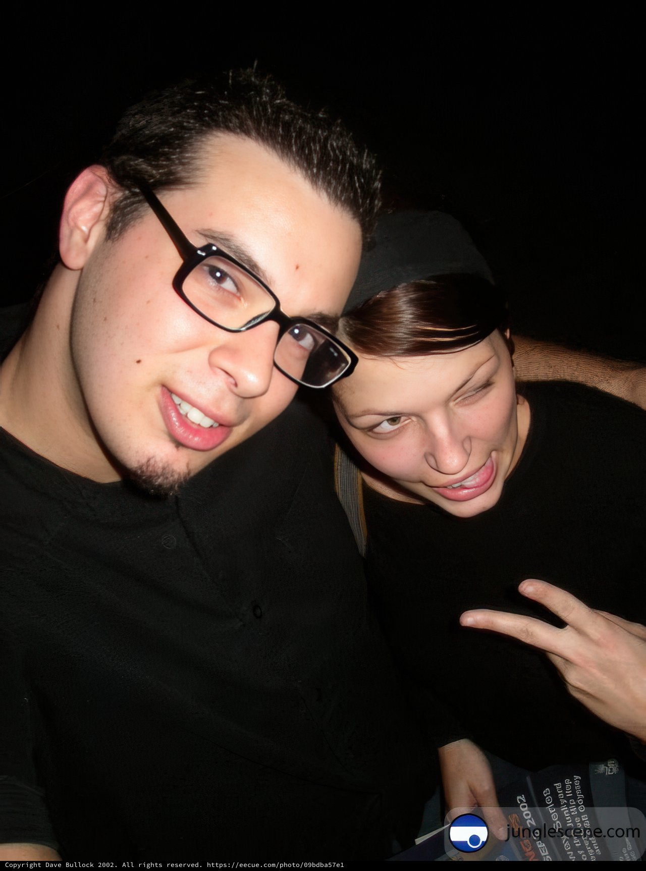Night Portrait of Two Friends