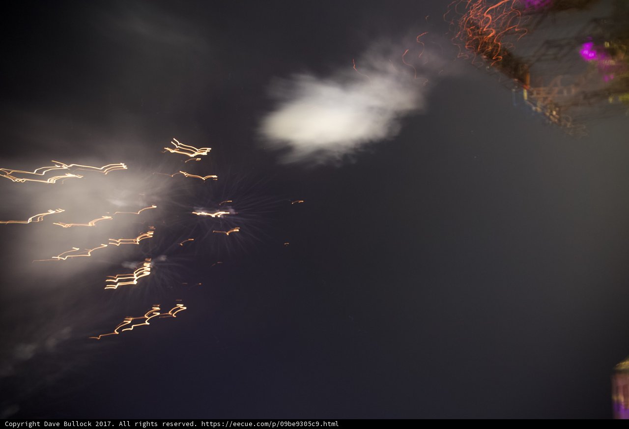 Flaring Fireworks